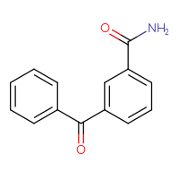 Chemical structure of 3-benzoylbenzamide - CSSB02270736244