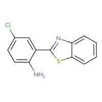 Chemical structure of 2-(1,3-benzothiazol-2-yl)-4-chloroaniline - CSSB00000594758
