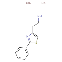 Chemical structure of 2-(2-phenyl-1,3-thiazol-4-yl)ethan-1-amine dihydrobromide - CSSB00000694622