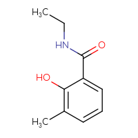 Chemical structure of N-ethyl-2-hydroxy-3-methylbenzamide - CSSB00000192207