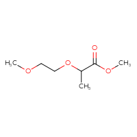 Chemical structure of methyl 2-(2-methoxyethoxy)propanoate - CSSB00011536506