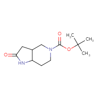 Chemical structure of tert-butyl 2-oxo-octahydro-1H-pyrrolo[3,2-c]pyridine-5-carboxylate - CSSB00010203947