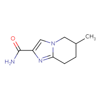 Chemical structure of 6-methyl-5H,6H,7H,8H-imidazo[1,2-a]pyridine-2-carboxamide - CSSB01990974339