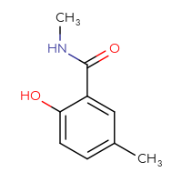 Chemical structure of 2-hydroxy-N,5-dimethylbenzamide - CSSB00000192172