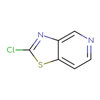 Chemical structure of 2-chloro-[1,3]thiazolo[4,5-c]pyridine - CSSB00009861654