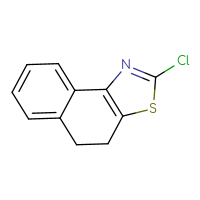 Chemical structure of 2-chloro-4H,5H-naphtho[1,2-d][1,3]thiazole - CSSB00000694410