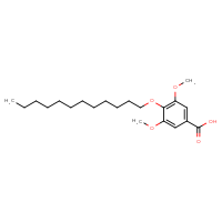 Chemical structure of 4-(dodecyloxy)-3,5-dimethoxybenzoic acid - CSSB00121645373