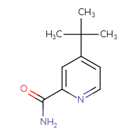 Chemical structure of 4-tert-butylpyridine-2-carboxamide - CSSB00011159969