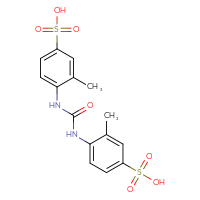 Chemical structure of 3-methyl-4-{[(2-methyl-4-sulfophenyl)carbamoyl]amino}benzene-1-sulfonic acid - CSSB20572401491