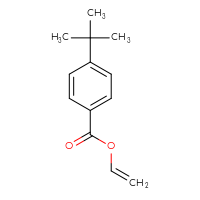 Chemical structure of ethenyl 4-tert-butylbenzoate - CSSB00000032850