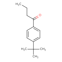 Chemical structure of 1-(4-tert-butylphenyl)butan-1-one - CSSB00011267518