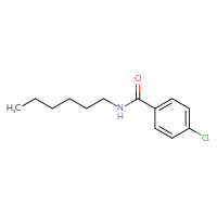 Chemical structure of 4-chloro-N-hexylbenzamide - CSSB00000016638