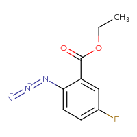 Chemical structure of ethyl 2-azido-5-fluorobenzoate - CSSB03554931821