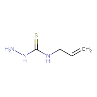 Chemical structure of 1-amino-3-(prop-2-en-1-yl)thiourea - CSSB00000182803