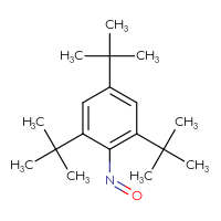 Chemical structure of 1,3,5-tri-tert-butyl-2-nitrosobenzene - CSSB00000068345