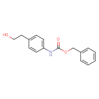 Chemical structure of benzyl N-[4-(2-hydroxyethyl)phenyl]carbamate - CSSB00011433669