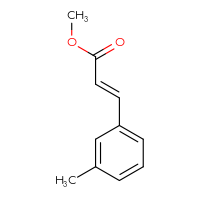 Chemical structure of methyl (2E)-3-(3-methylphenyl)prop-2-enoate - CSSB00000151023