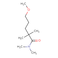 Chemical structure of 5-methoxy-N,N,2,2-tetramethylpentanamide - CSSB06791609965