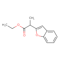 Chemical structure of ethyl 2-(1-benzofuran-2-yl)propanoate - CSSB00903587472