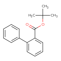 Chemical structure of tert-butyl [1,1'-biphenyl]-2-carboxylate - CSSB00160517313