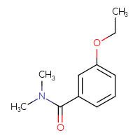 Chemical structure of 3-ethoxy-N,N-dimethylbenzamide - CSSB00000046484