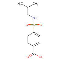 Chemical structure of 4-[(2-methylpropyl)sulfamoyl]benzoic acid - CSSB00000259297