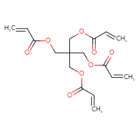 Chemical structure of 3-(prop-2-enoyloxy)-2,2-bis[(prop-2-enoyloxy)methyl]propyl prop-2-enoate - CSSB00000128707