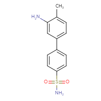 Chemical structure of 3'-amino-4'-methyl-[1,1'-biphenyl]-4-sulfonamide - CSSB04846122456