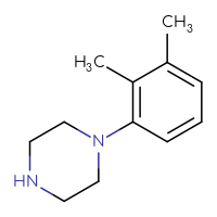 Chemical structure of 1-(2,3-dimethylphenyl)piperazine - CSSB00000184902