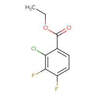 Chemical structure of ethyl 2-chloro-3,4-difluorobenzoate - CSSB00010154977