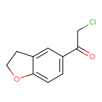 Chemical structure of 2-chloro-1-(2,3-dihydro-1-benzofuran-5-yl)ethan-1-one - CSSB00011206939