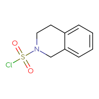 Chemical structure of 1,2,3,4-tetrahydroisoquinoline-2-sulfonyl chloride - CSSB00011192028