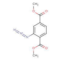 Chemical structure of 1,4-dimethyl 2-azidobenzene-1,4-dicarboxylate - CSSB00132739355