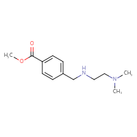 Chemical structure of methyl 4-({[2-(dimethylamino)ethyl]amino}methyl)benzoate - CSSB00000274587