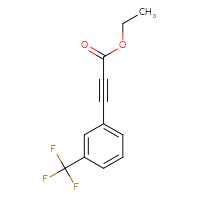 Chemical structure of ethyl 3-[3-(trifluoromethyl)phenyl]prop-2-ynoate - CSSB00006008443