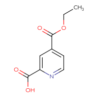 Chemical structure of 4-(ethoxycarbonyl)pyridine-2-carboxylic acid - CSSB00000076957