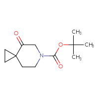 Chemical structure of tert-butyl 4-oxo-6-azaspiro[2.5]octane-6-carboxylate - CSSB00010292544