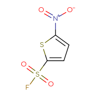 Chemical structure of 5-nitrothiophene-2-sulfonyl fluoride - CSSB00102726373