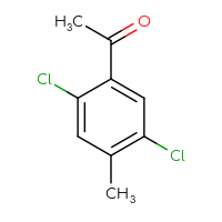 Chemical structure of 1-(2,5-dichloro-4-methylphenyl)ethan-1-one - CSSB00015889709