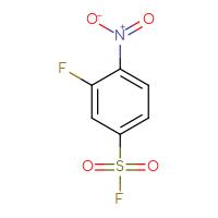 Chemical structure of 3-fluoro-4-nitrobenzene-1-sulfonyl fluoride - CSSB00102888192