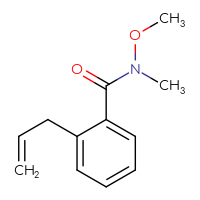 Chemical structure of N-methoxy-N-methyl-2-(prop-2-en-1-yl)benzamide - CSSB00698165057