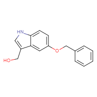 Chemical structure of [5-(benzyloxy)-1H-indol-3-yl]methanol - CSSB00010164143