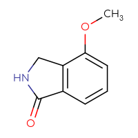Chemical structure of 4-methoxy-2,3-dihydro-1H-isoindol-1-one - CSSB00000092601