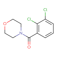 Chemical structure of 4-(2,3-dichlorobenzoyl)morpholine - CSSB00000252204