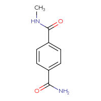 Chemical structure of N1-methylbenzene-1,4-dicarboxamide - CSSB00000175622