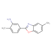 Chemical structure of 2-methyl-5-(5-methyl-1,3-benzoxazol-2-yl)aniline - CSSB00000595963