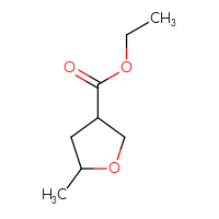 Chemical structure of ethyl 5-methyloxolane-3-carboxylate - CSSB00013751980