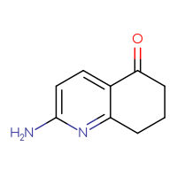 Chemical structure of 2-amino-5,6,7,8-tetrahydroquinolin-5-one - CSSB00000104994
