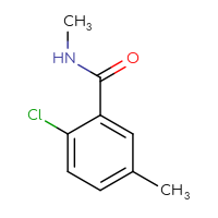 Chemical structure of 2-chloro-N,5-dimethylbenzamide - CSSB00115179268