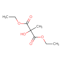 Chemical structure of 1,3-diethyl 2-hydroxy-2-methylpropanedioate - CSSB00000083981